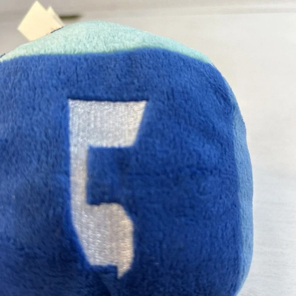 Dog Toy Red Square with Rope Blue - Picture 6 of 9